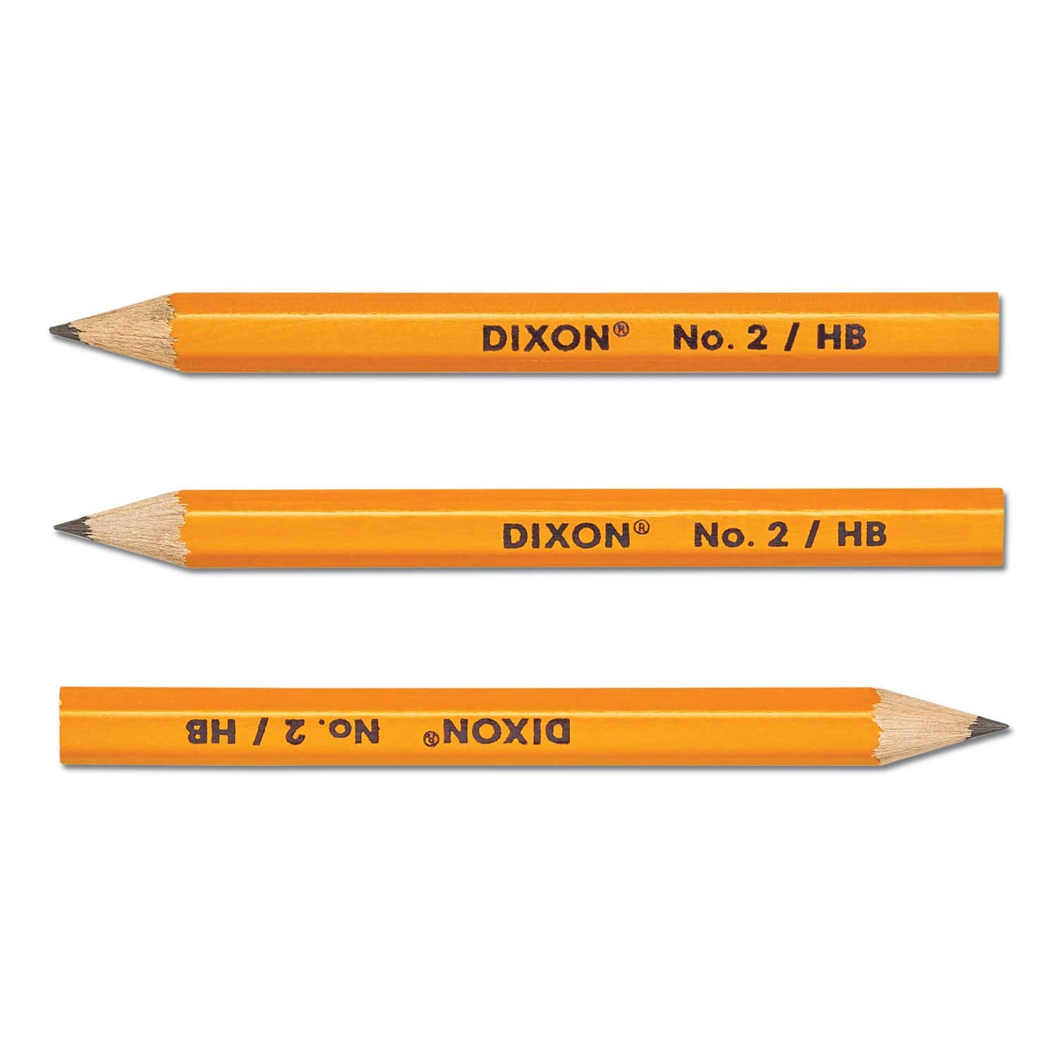 Dixon Black Lead Yellow Barrel Golf Wooden Pencil - 144 per pack -- 1 pack