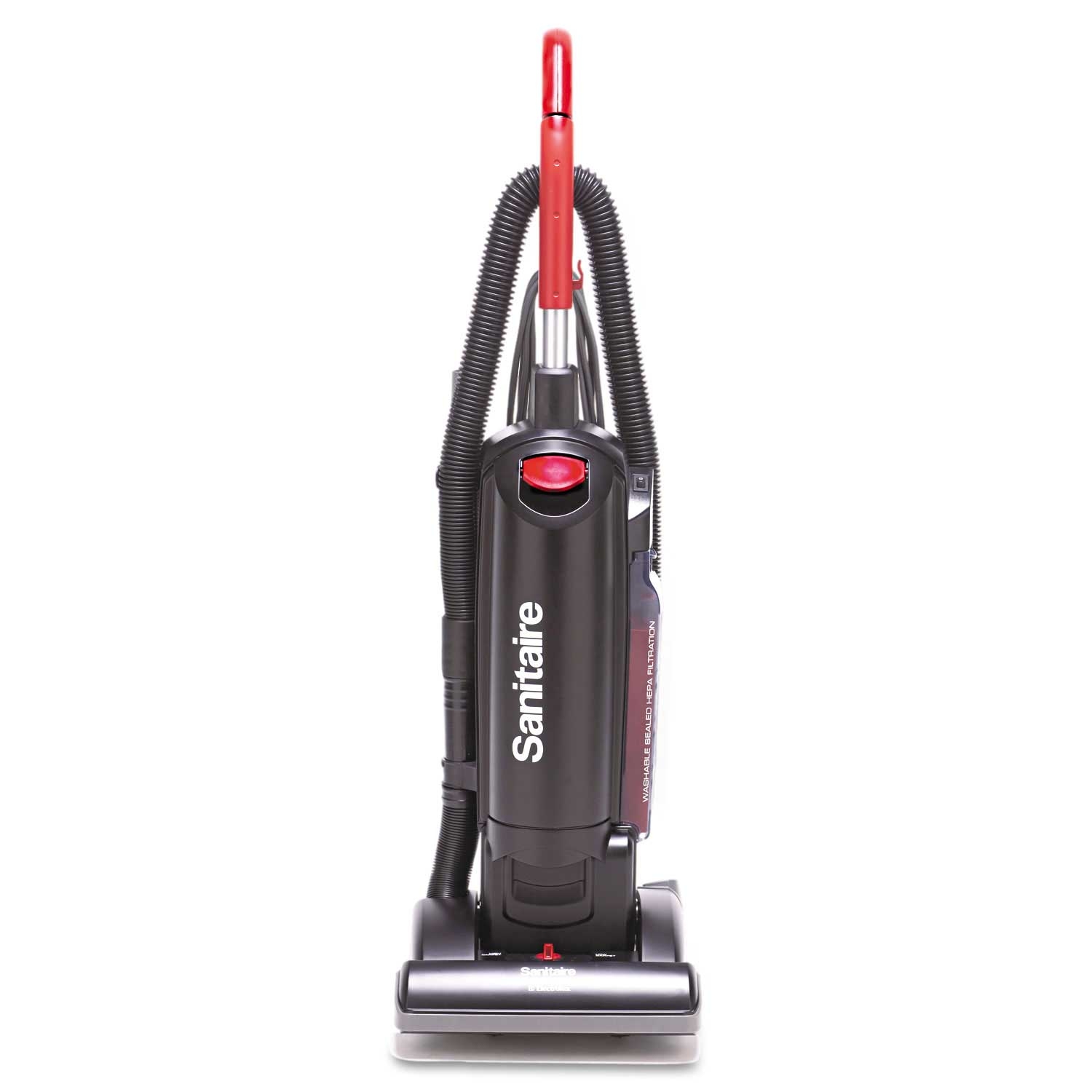 Sanitaire Force QuietClean Black Bagged Upright Vacuum, 17 Pound