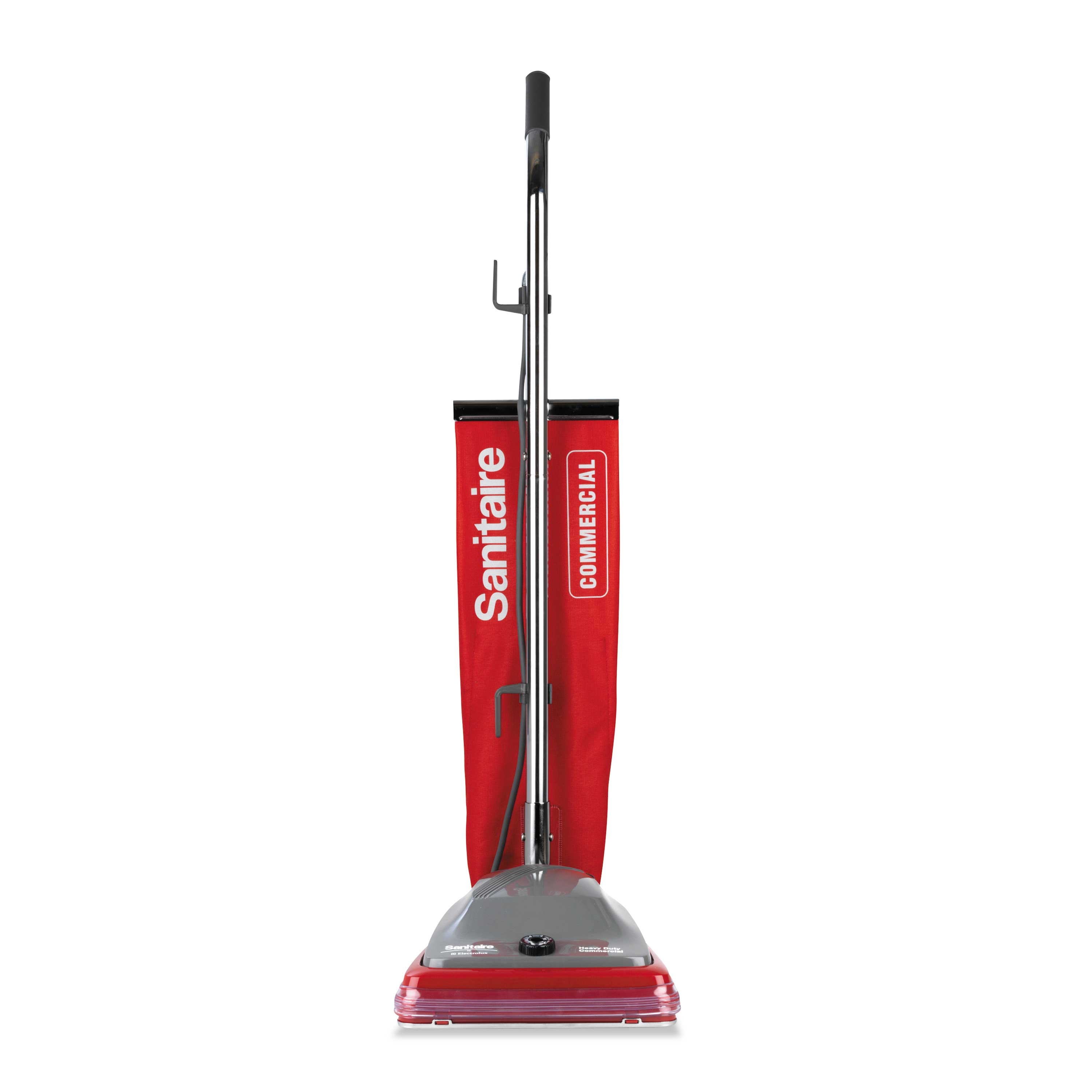 Sanitaire Red Tradition Upright Bagged Vacuum with Shake-Out Bag, 16 Pound