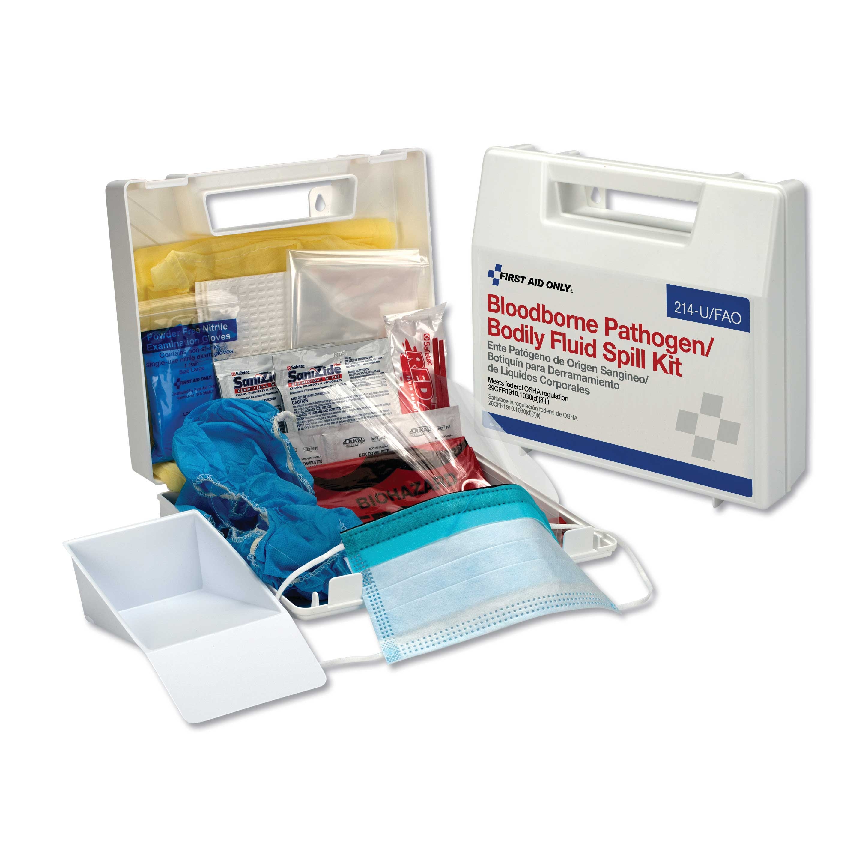 First Aid Only BBP Spill Cleanup Kit, 2.5 x 9 x 8 inch -- 1 kit