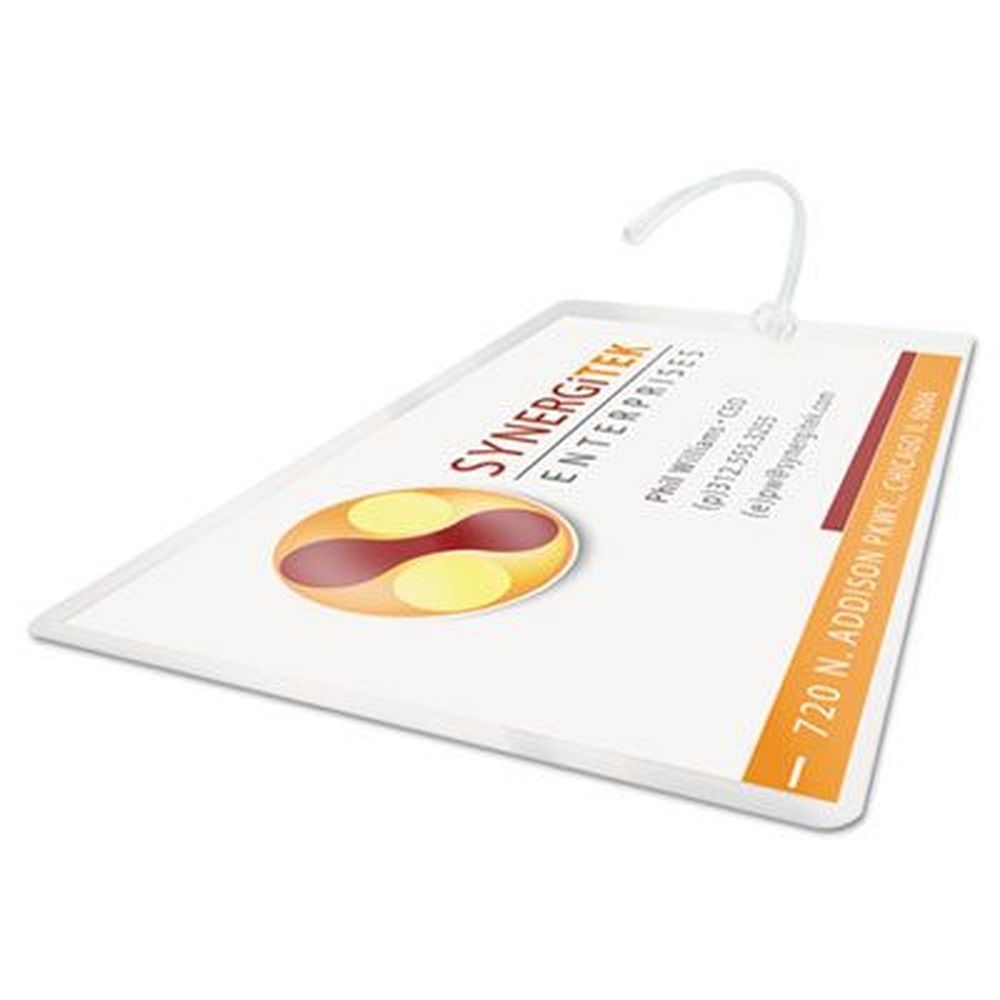 GBC Gloss Clear 10 Mil Longlife Thermal Laminating Pouch, 2.5 x 4.25 inch -- 100 per box