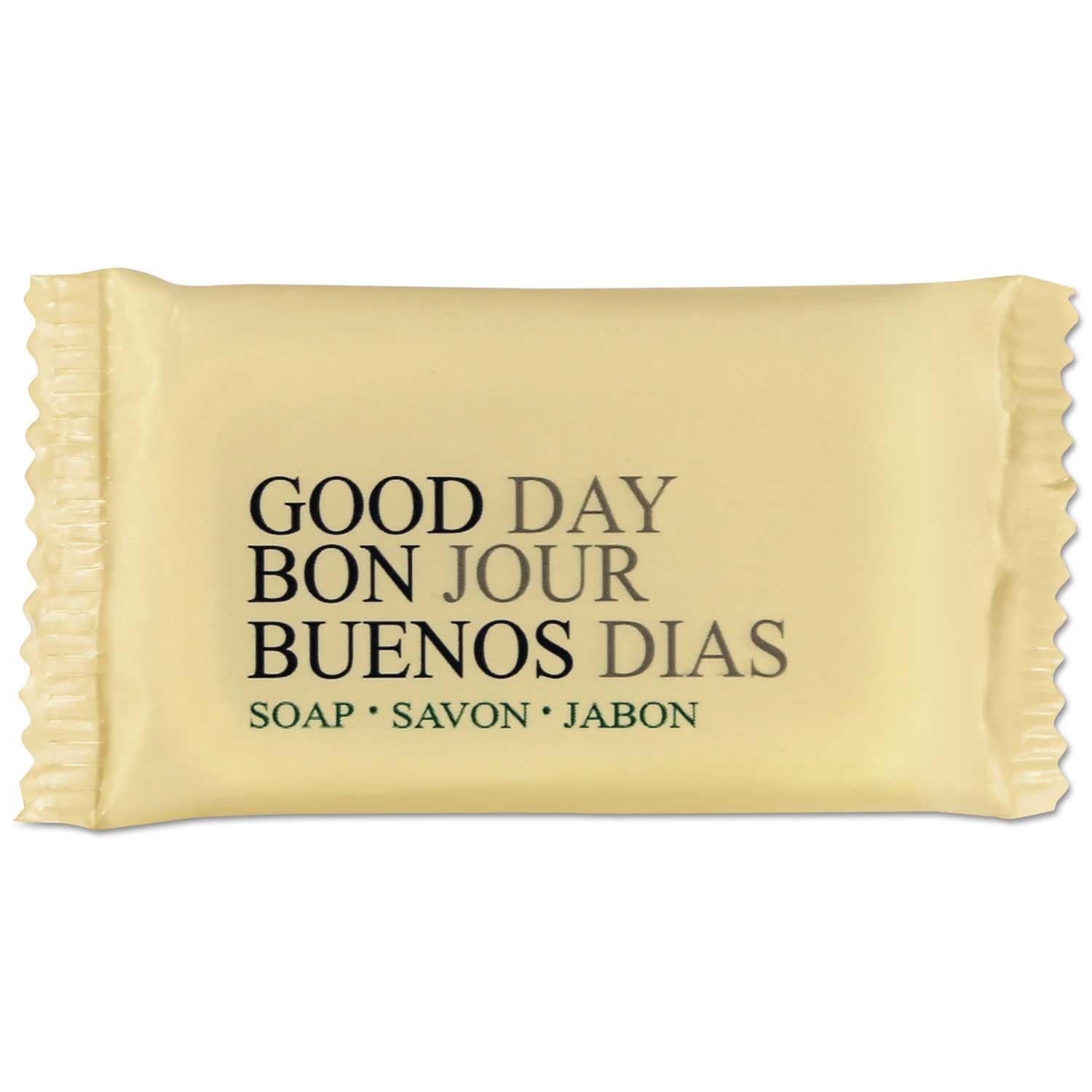 Good Day Pleasant Scent White Amenity Bar Soap, 1/2 Pound Capacity -- 1000 per case