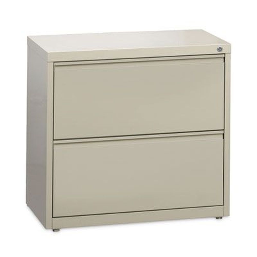 Hirsh Industries Putty 2 Letter/Legal/A4-Size File Drawer Lateral File Cabinet, 30 x 18.62 x 28 inch