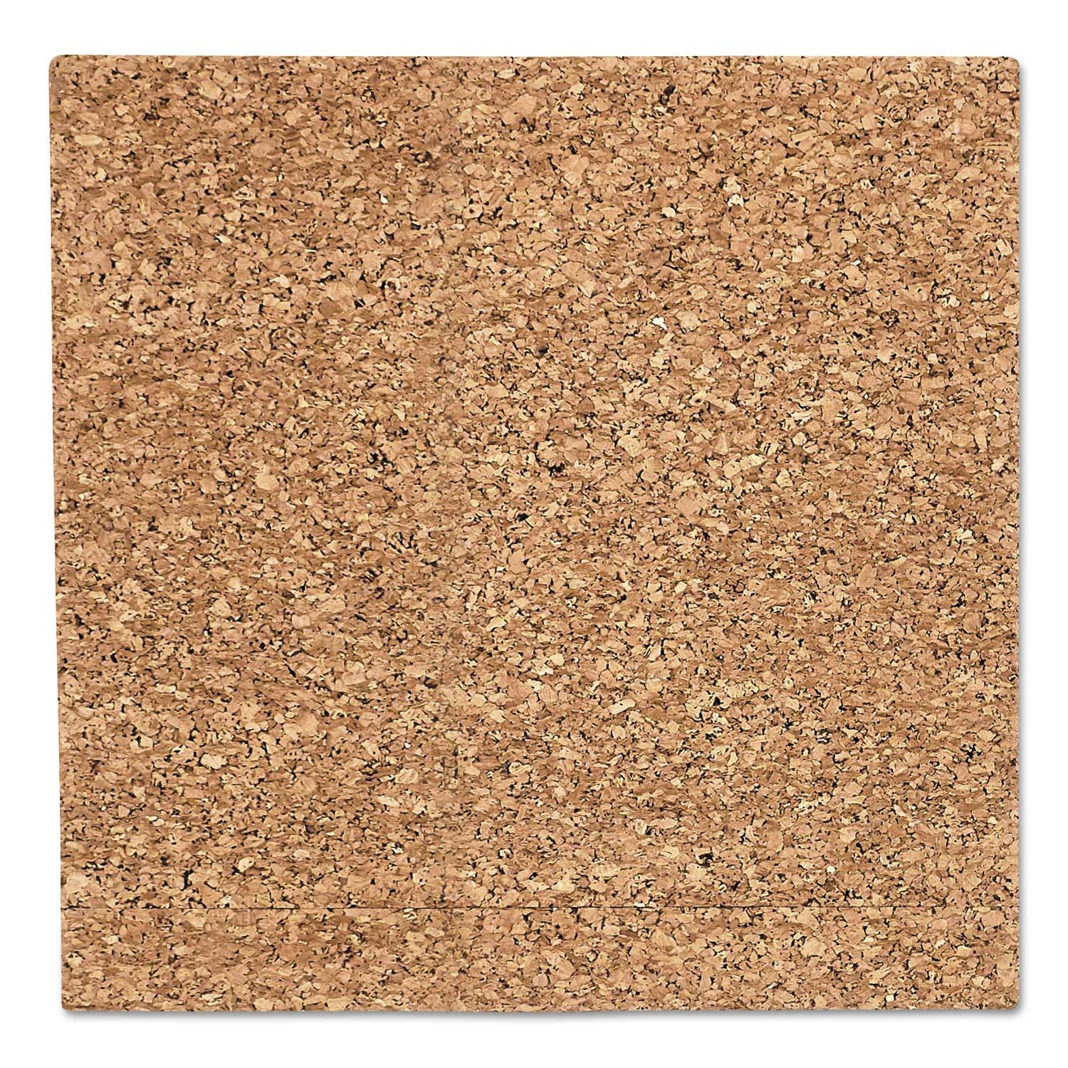 Iceberg Natural Designer Cork Bulletin Board, 18 x 18 inch