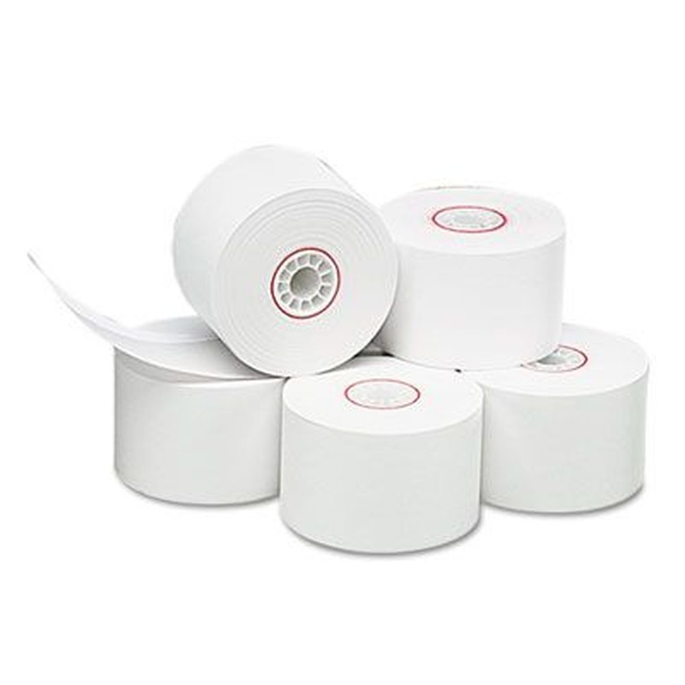 Iconex White Direct Thermal Printing Thermal Paper Roll, 1.75 inch x 150 Feet -- 10 per pack