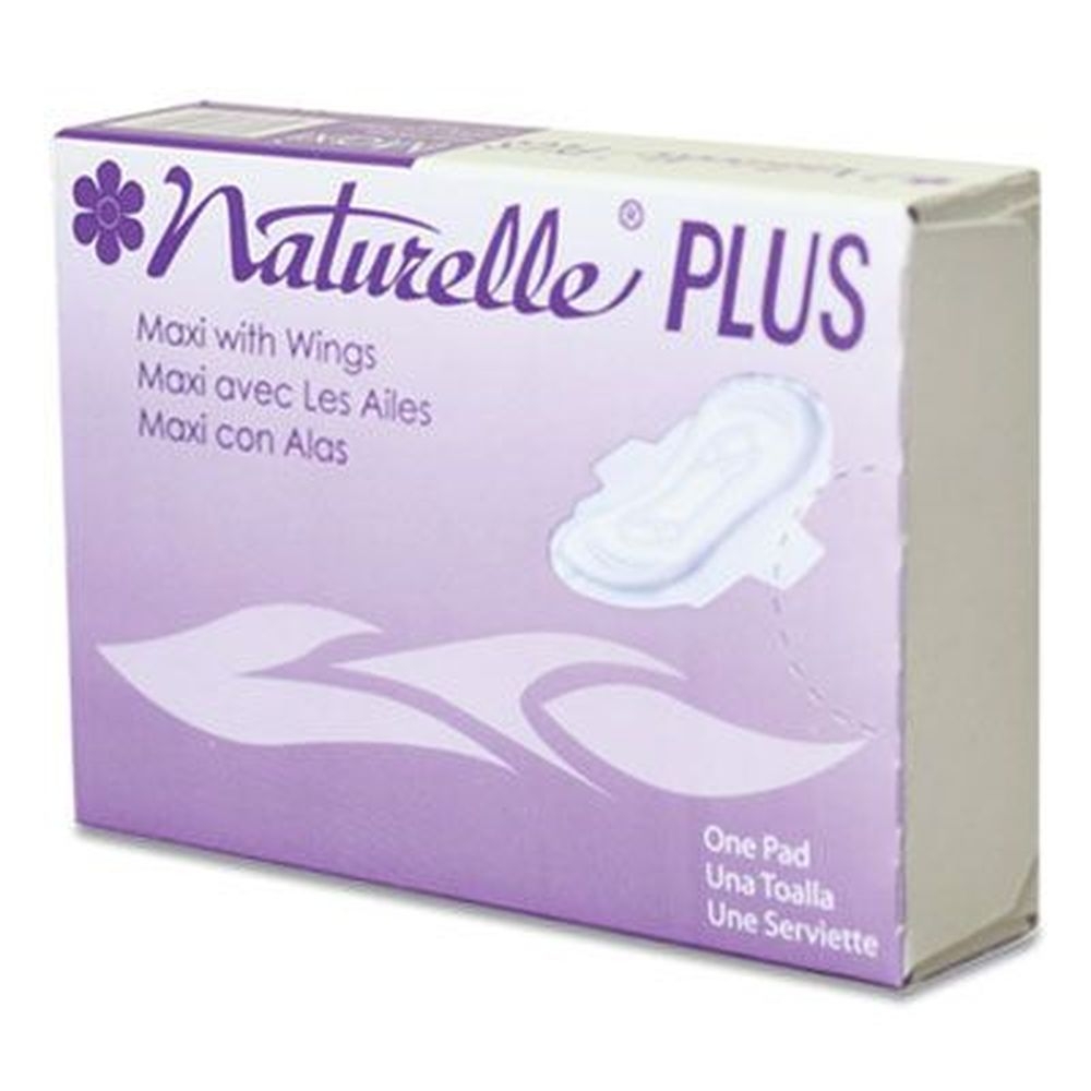 Impact Naturelle Size 4 Individually Wrapped Maxi Plus Pad with Wings -- 250 per case