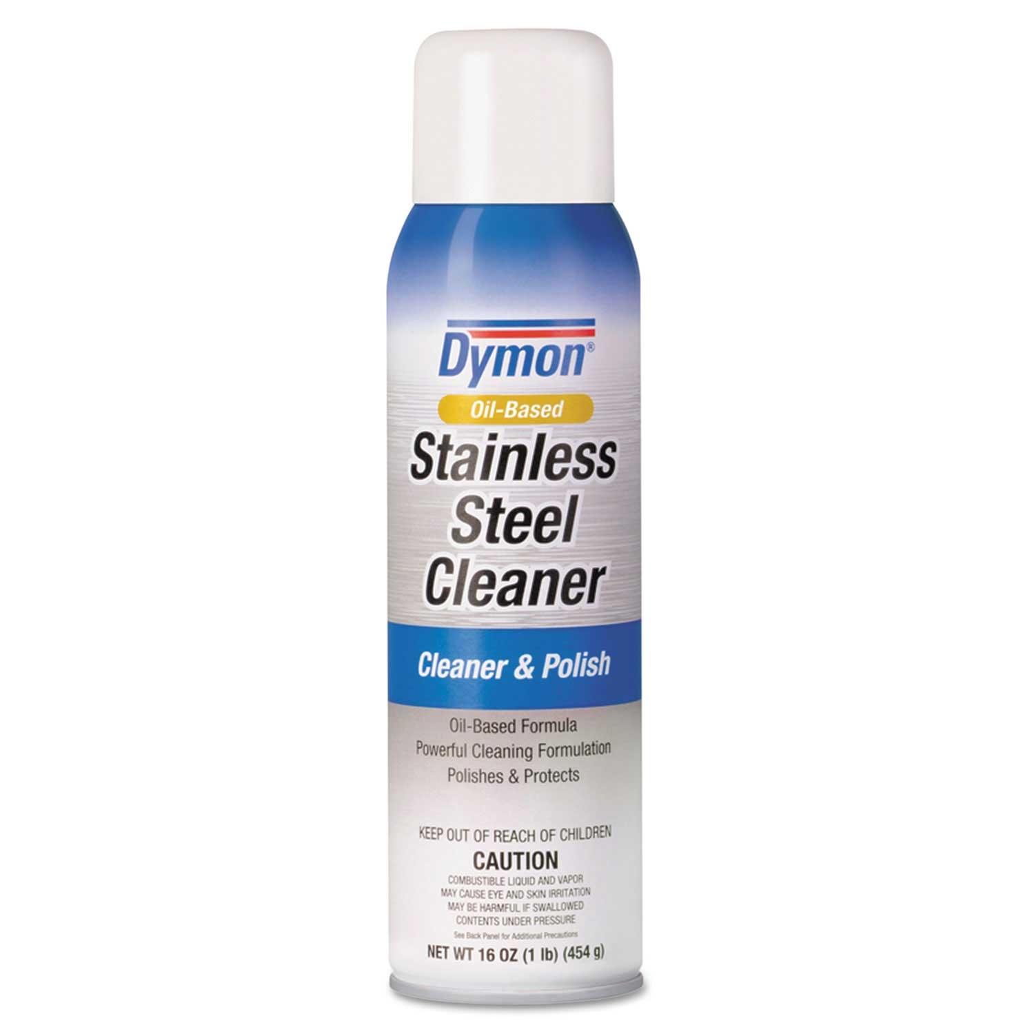 Dymon Neutral Scent Stainless Steel Cleaner, 16 Ounce Aerosol -- 12 per case