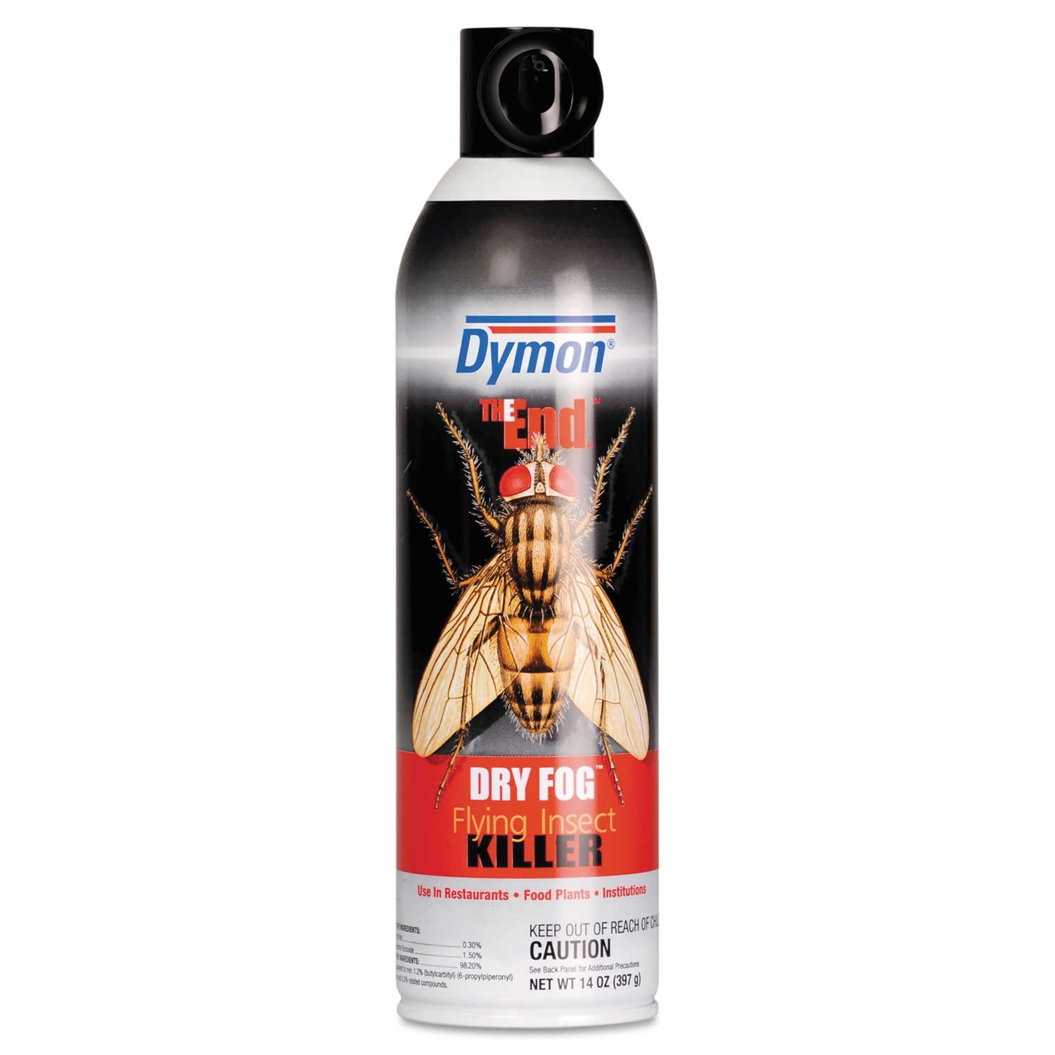 Dymon The End Dry Fog Cherry Scent Flying Insect Killer, 14 Ounce Can -- 12 per case