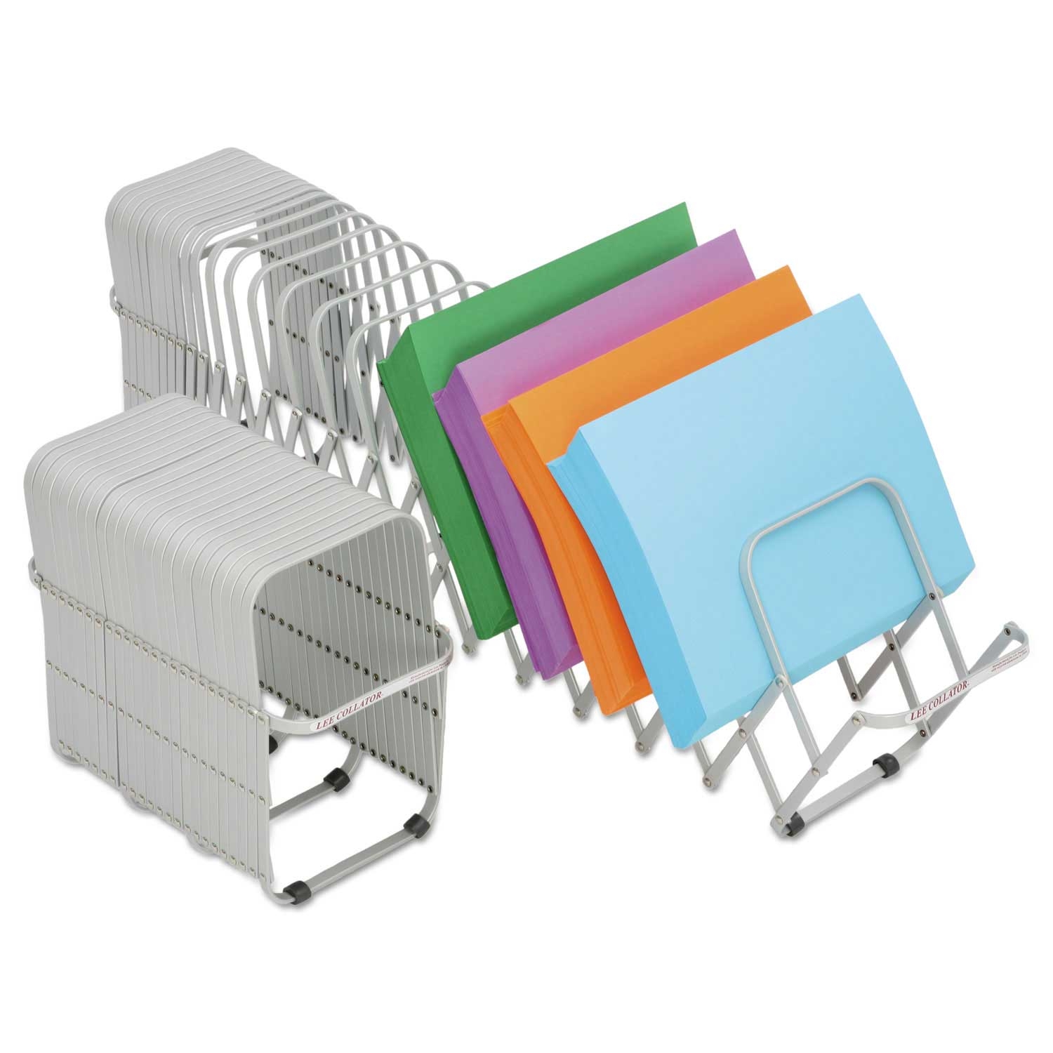 Lee Aluminum Silver Flexifile Expandable Collator to Organizer, 6.5 x 10.25 x 10.5 inch