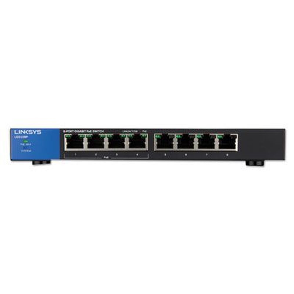 Linksys Business Desktop Gigabit Poe+ Switch, 8 Ports