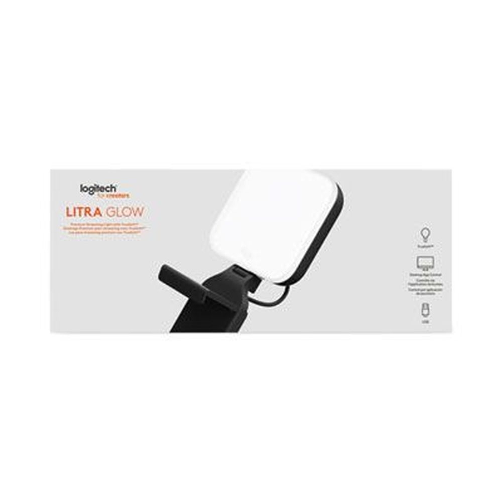 Logitech Black Litra Glow Premium Streaming Light