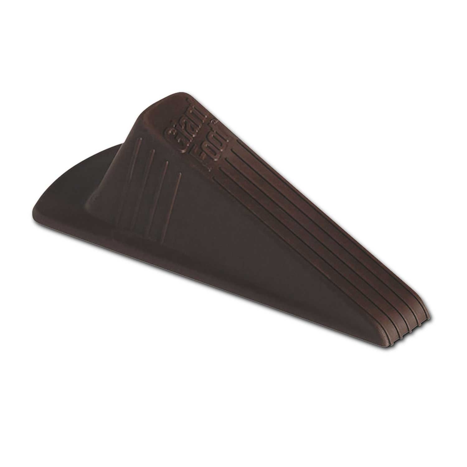 Master Caster Giant Foot Brown Thermoplastic Rubber Wedge Doorstop, 3.5 x 6.75 x 2 inch - 12 per pack -- 1 pack per case