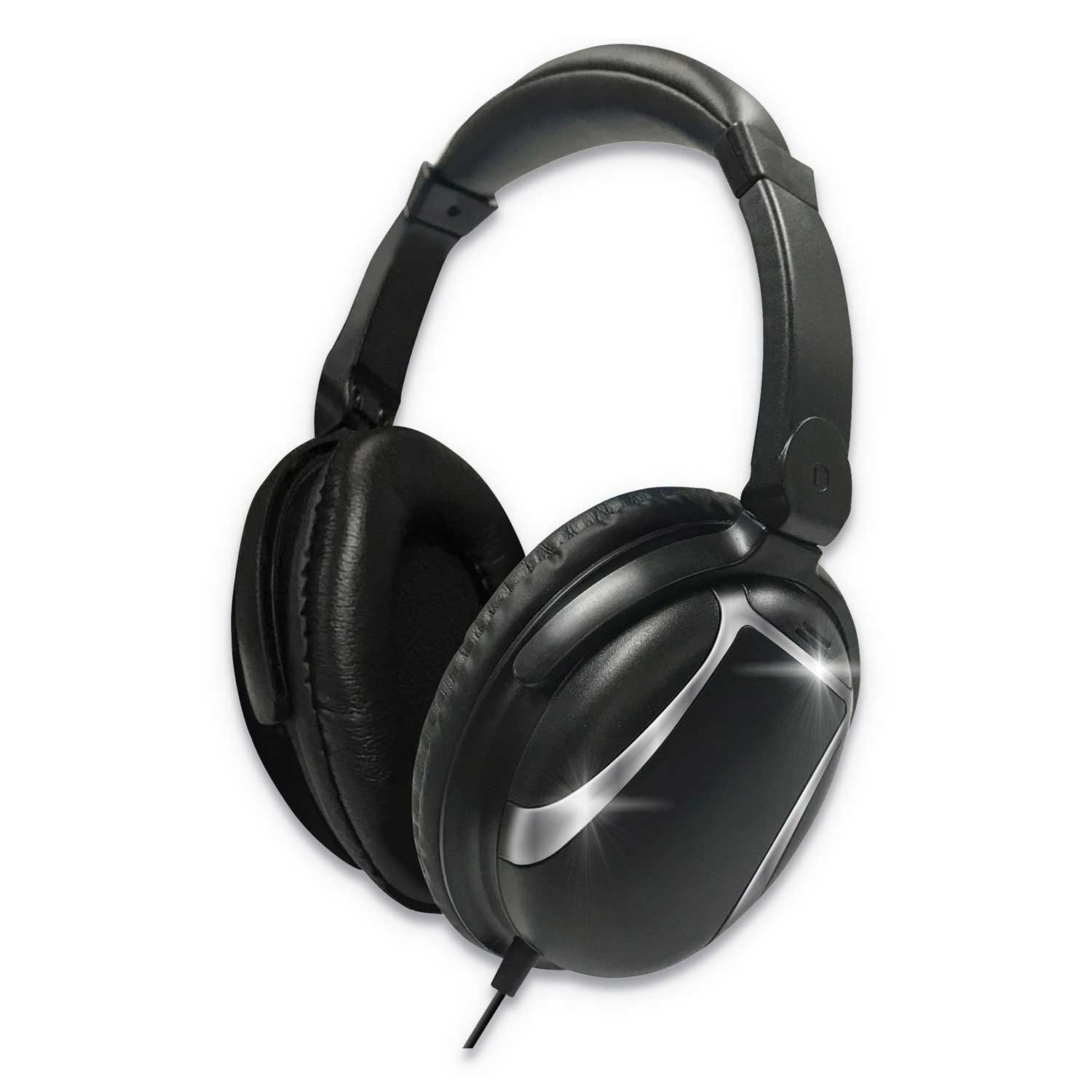 Maxell Black Bass 13 Headphone with Mic, 4 Feet Cord Length