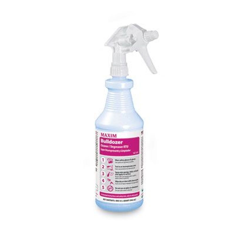Maxim Lemon Scent Bulldozer Cleaner/Degreaser, 32 Ounce -- 6 per case.