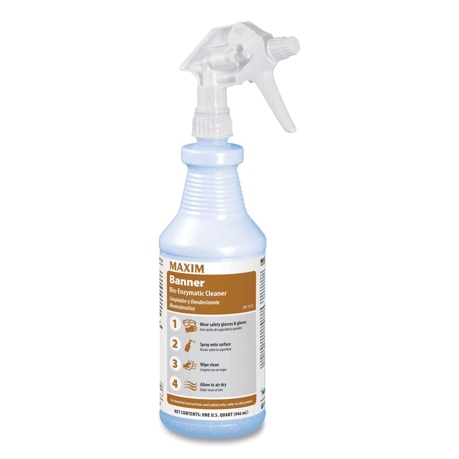 Maxim Fresh Scent Banner Bio-Enzymatic Cleaner, 32 Ounce Bottle -- 12 per case