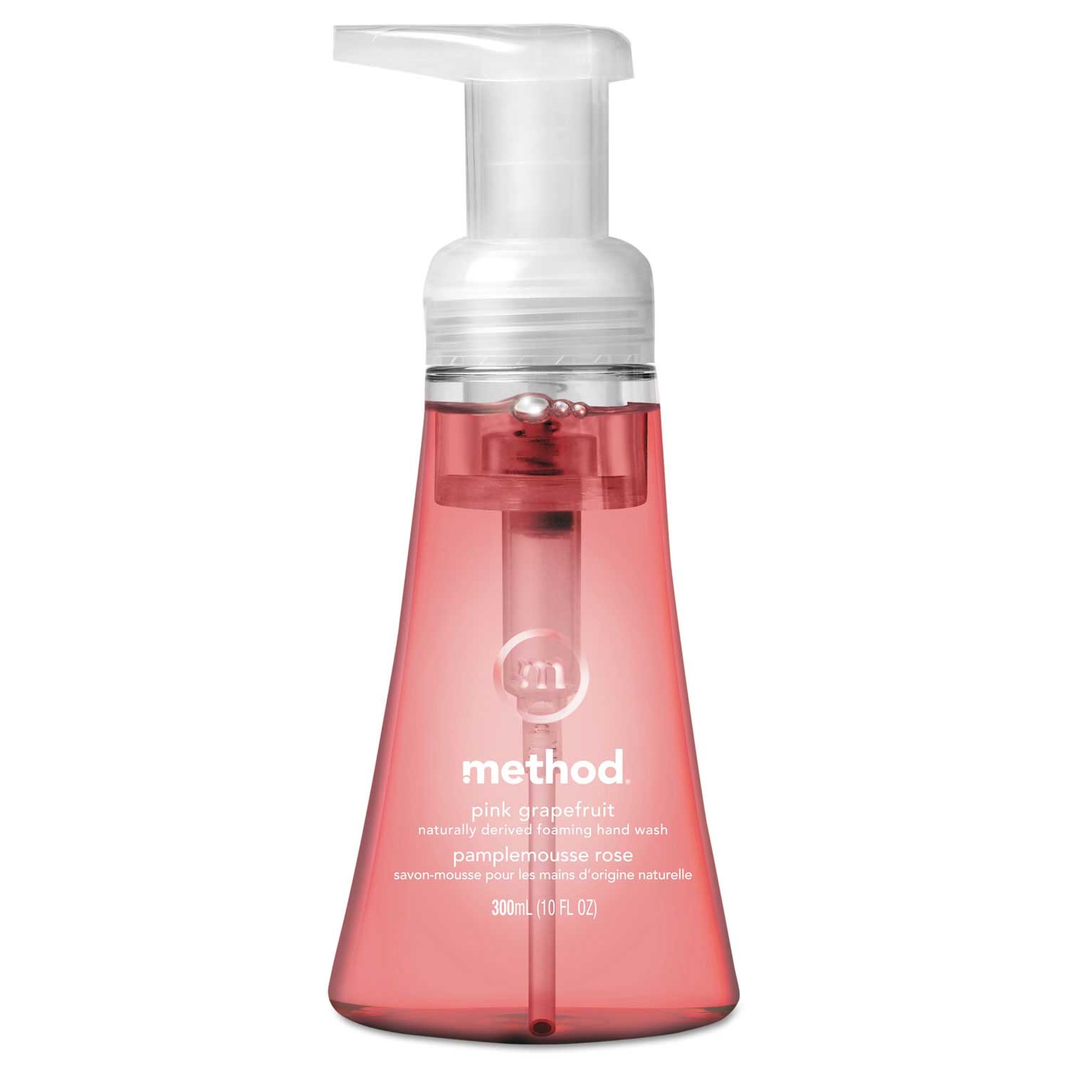 Method Pink Grapefruit Foaming Hand Wash, 10 Ounce Pump Bottle -- 6 per case