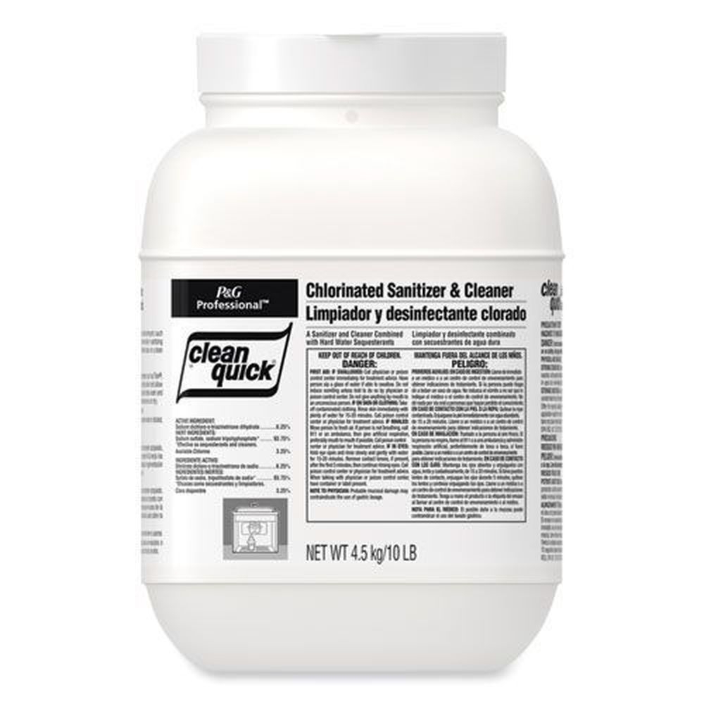 Clean Quick Powdered Sanitizer/Cleanser, 10 Pound Bucket -- 3 per case