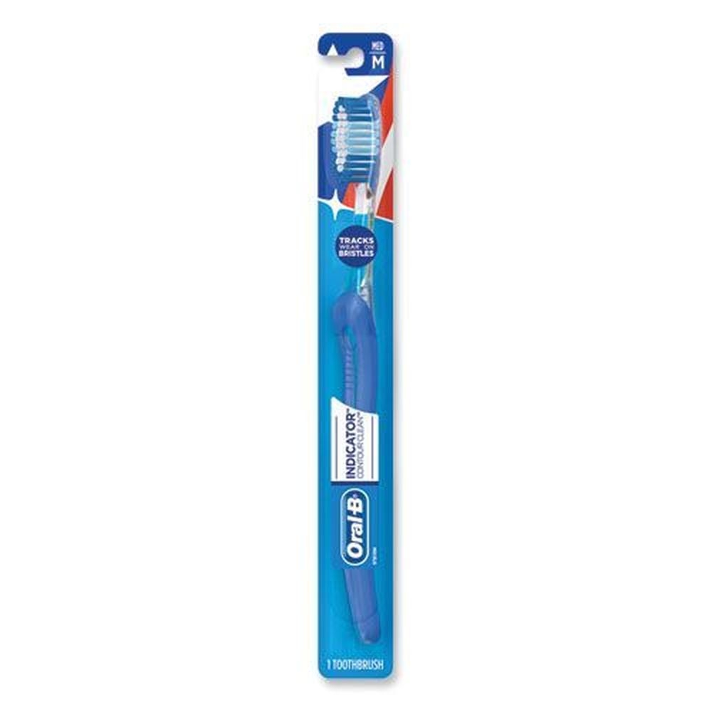 Oral B Blue Indicator Contour Clean Soft Toothbrush