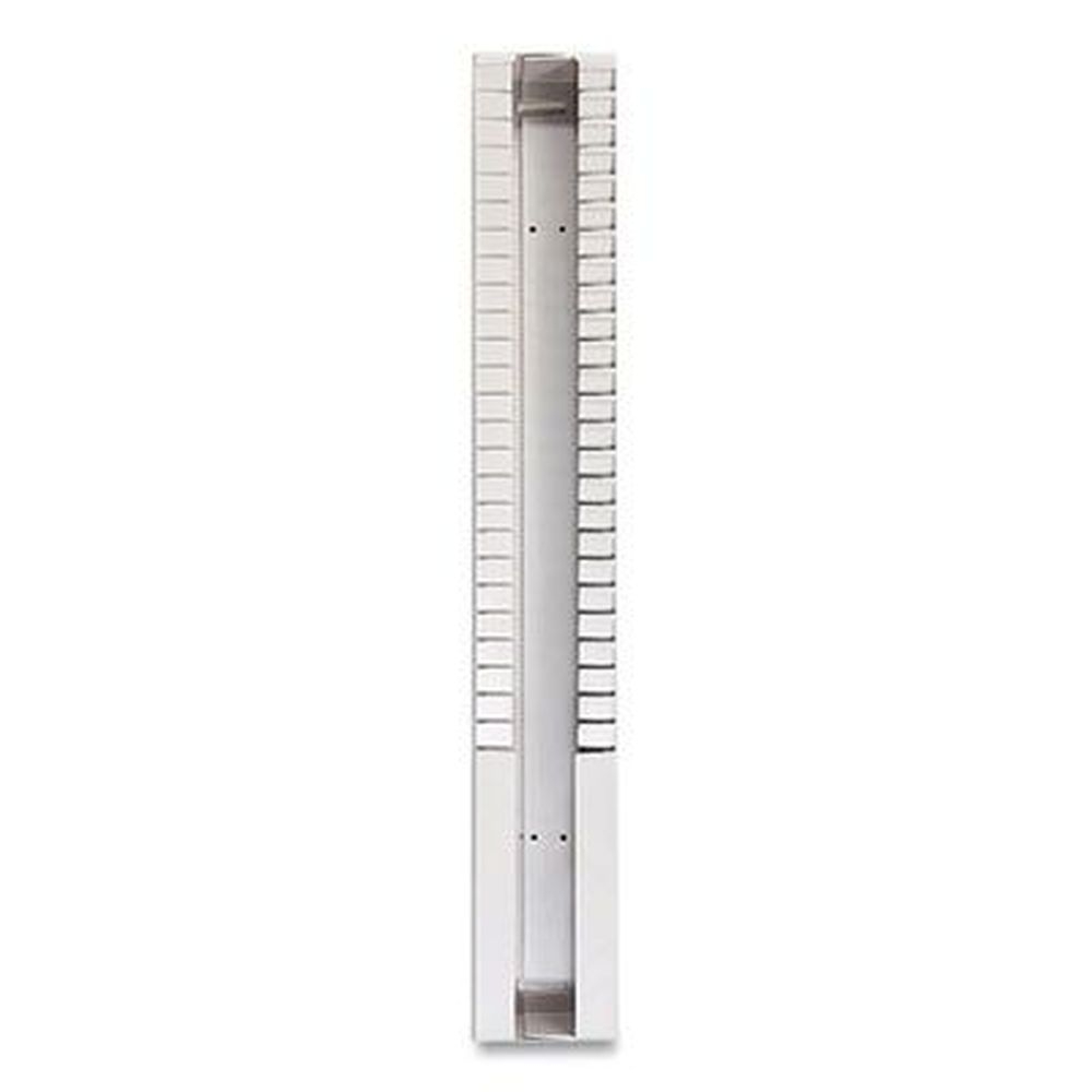 Pyramid Technologies Plastic Light Gray Time Card Rack, 25 Pockets