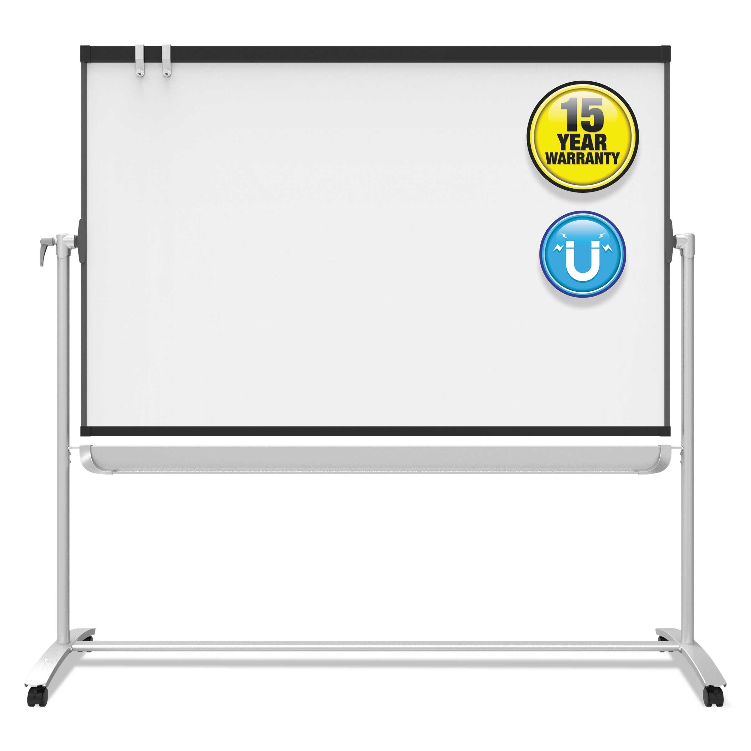 Quartet Silver/Graphite Prestige 2 Mobile Presentation Easel, 6 x 4 feet