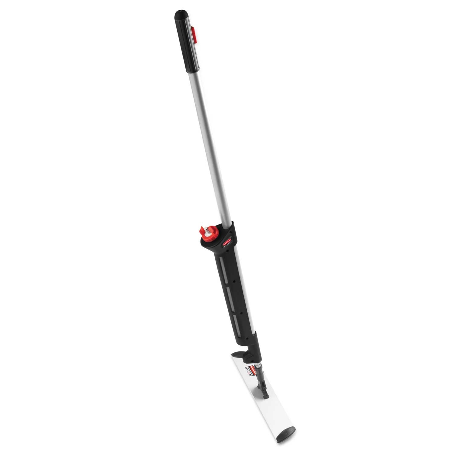 Rubbermaid Commercial Pulse Black Silver Handle Executive Spray Mop System, 55.4 inch