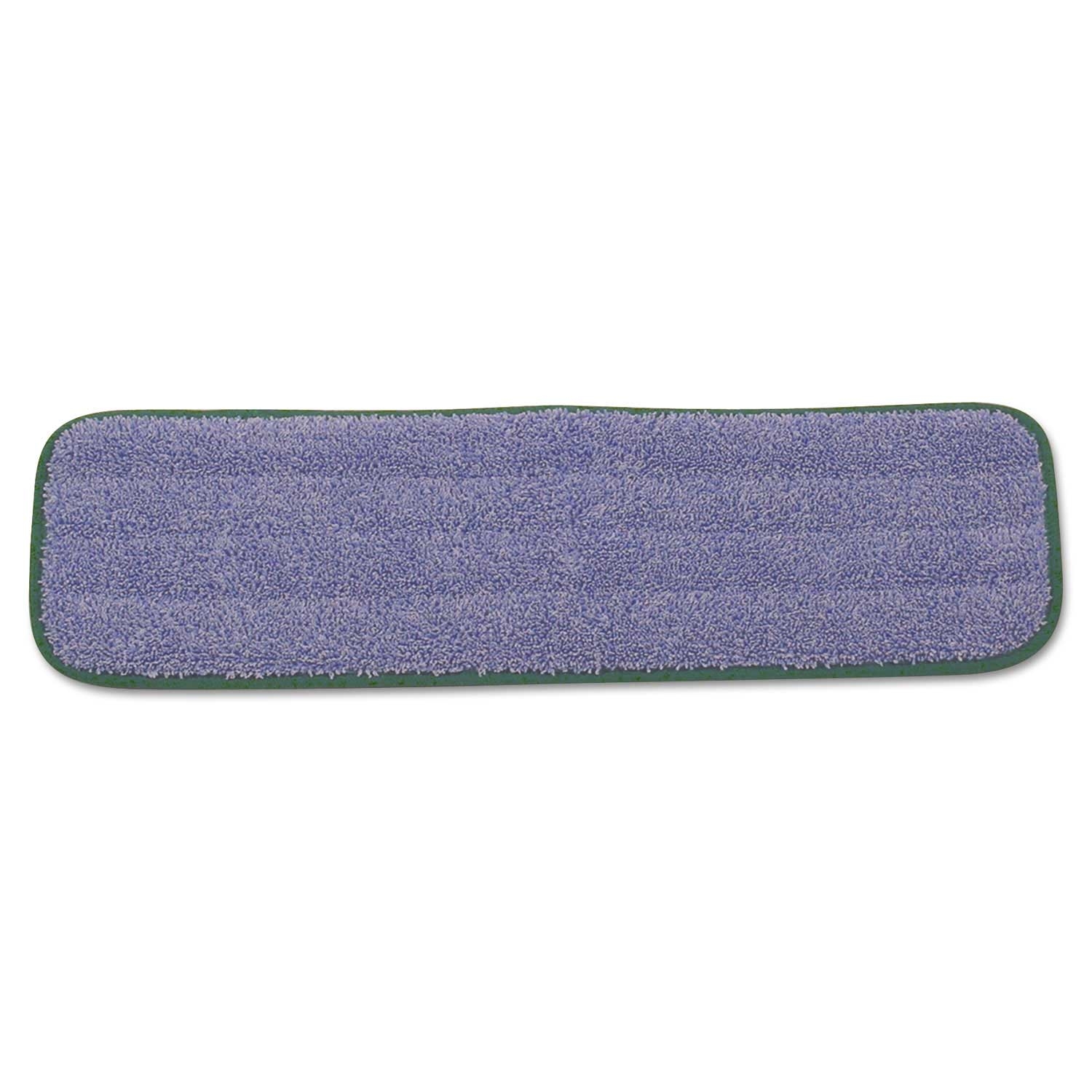 Rubbermaid Commercial Green Microfiber Wet Mopping Pad, 18 1/2 x 5 1/2 x 1/2 inch -- 12 per case