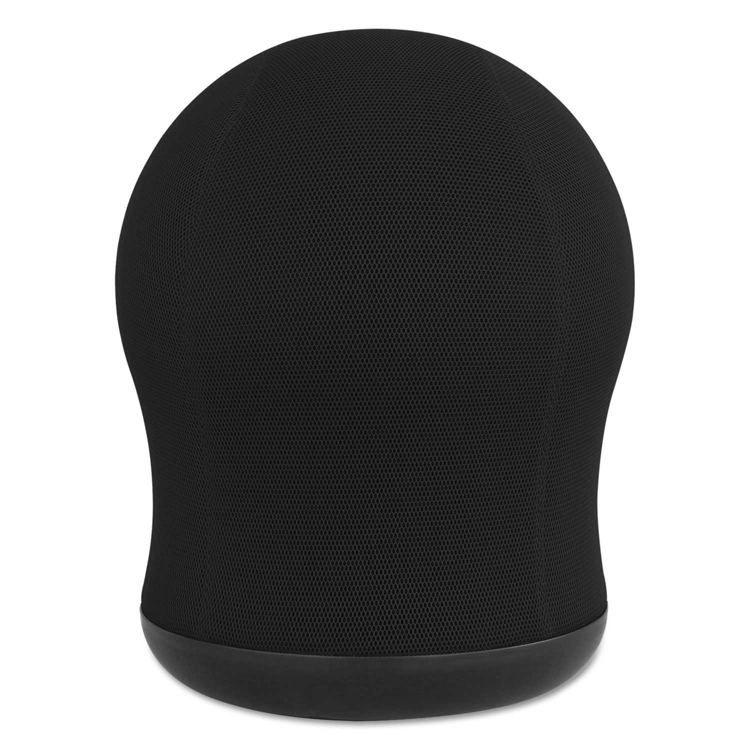 Safco Zenergy Mesh Black Seat and Back Swivel Ball Chair with Black Base, 23 x 23 x 17.5 inch