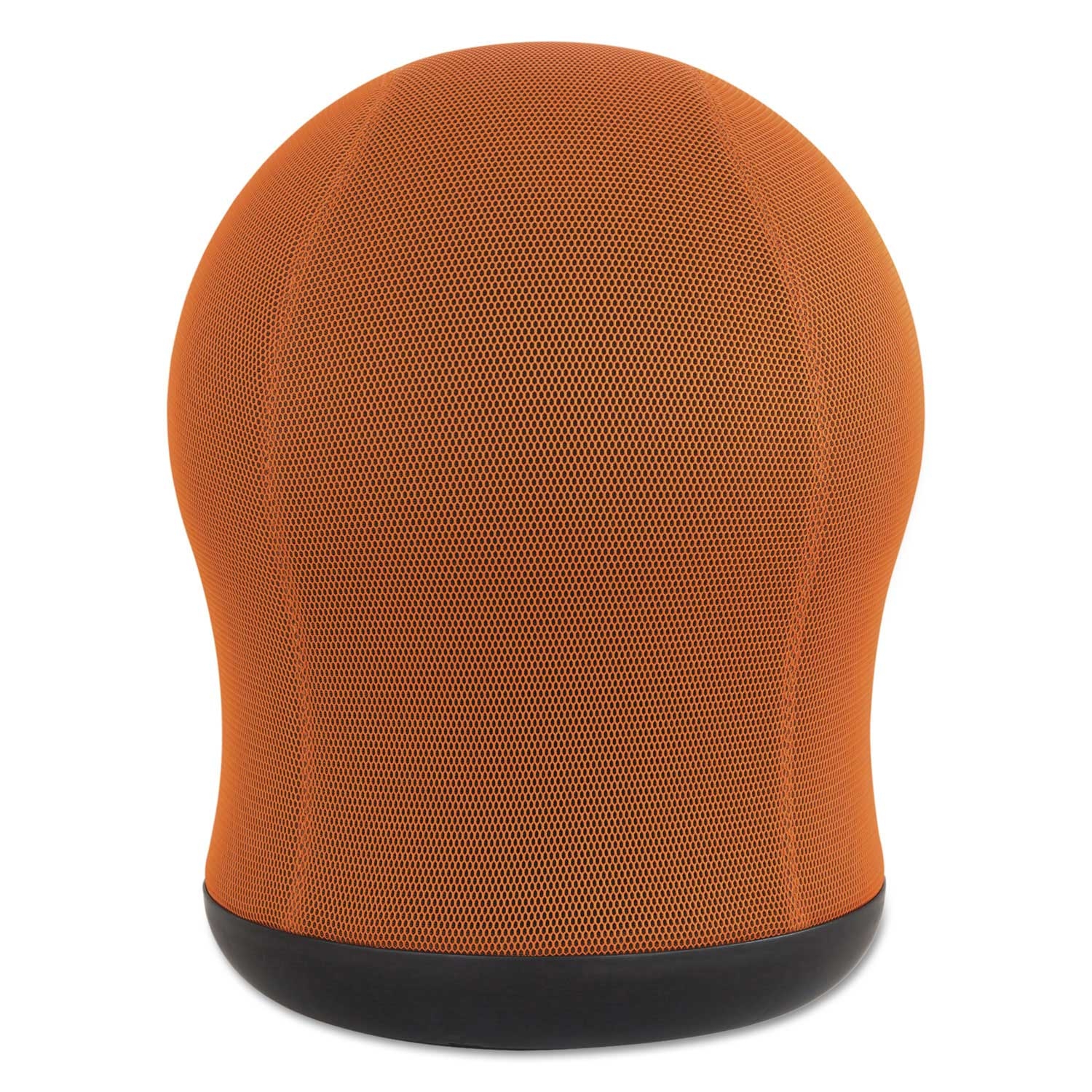 Safco Zenergy Mesh Orange Seat and Back Swivel Ball Chair with Black Base, 23 x 23 x 17.5 inch