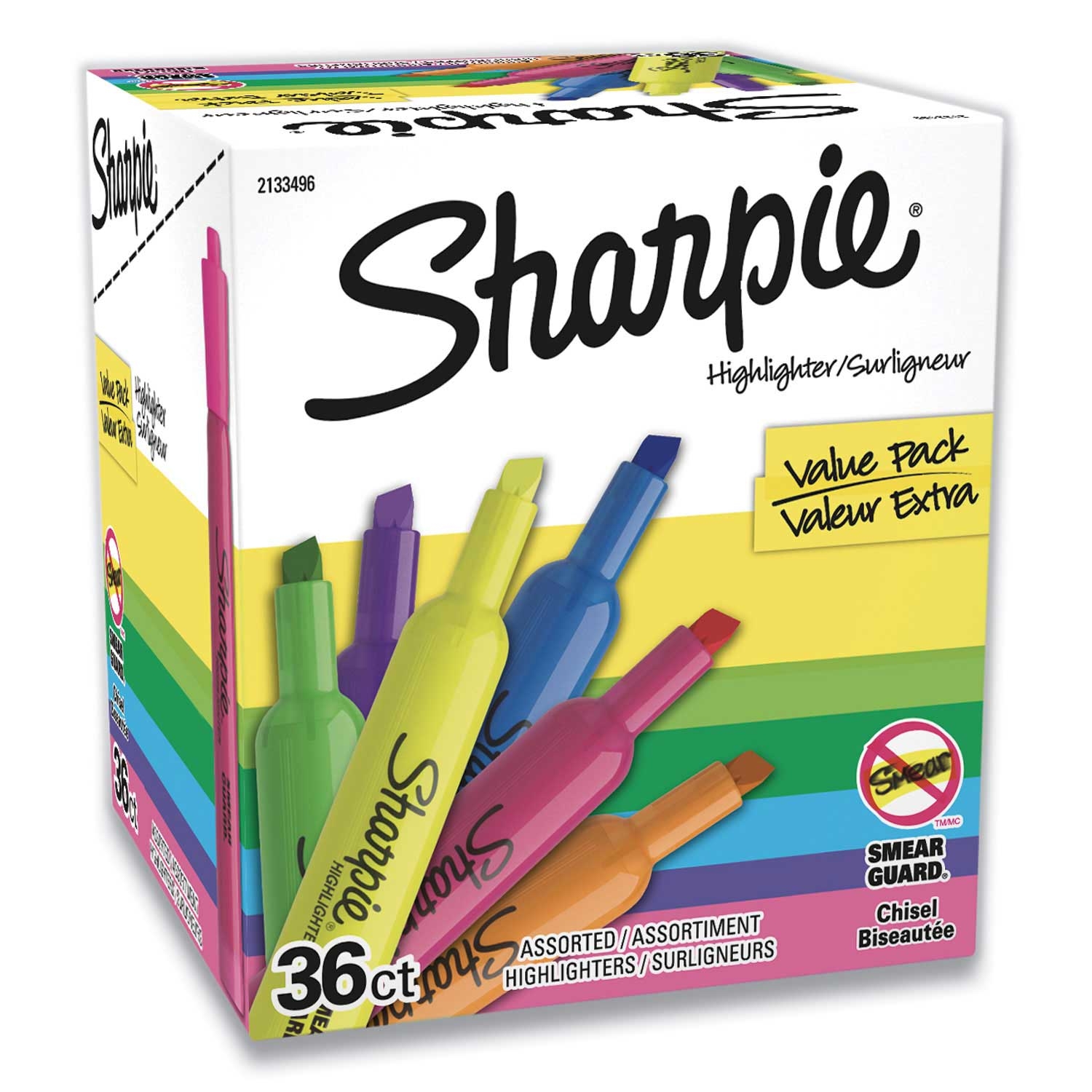 Sharpie Chisel Tip Tank Style Highlighter - 36 per pack -- 1 pack
