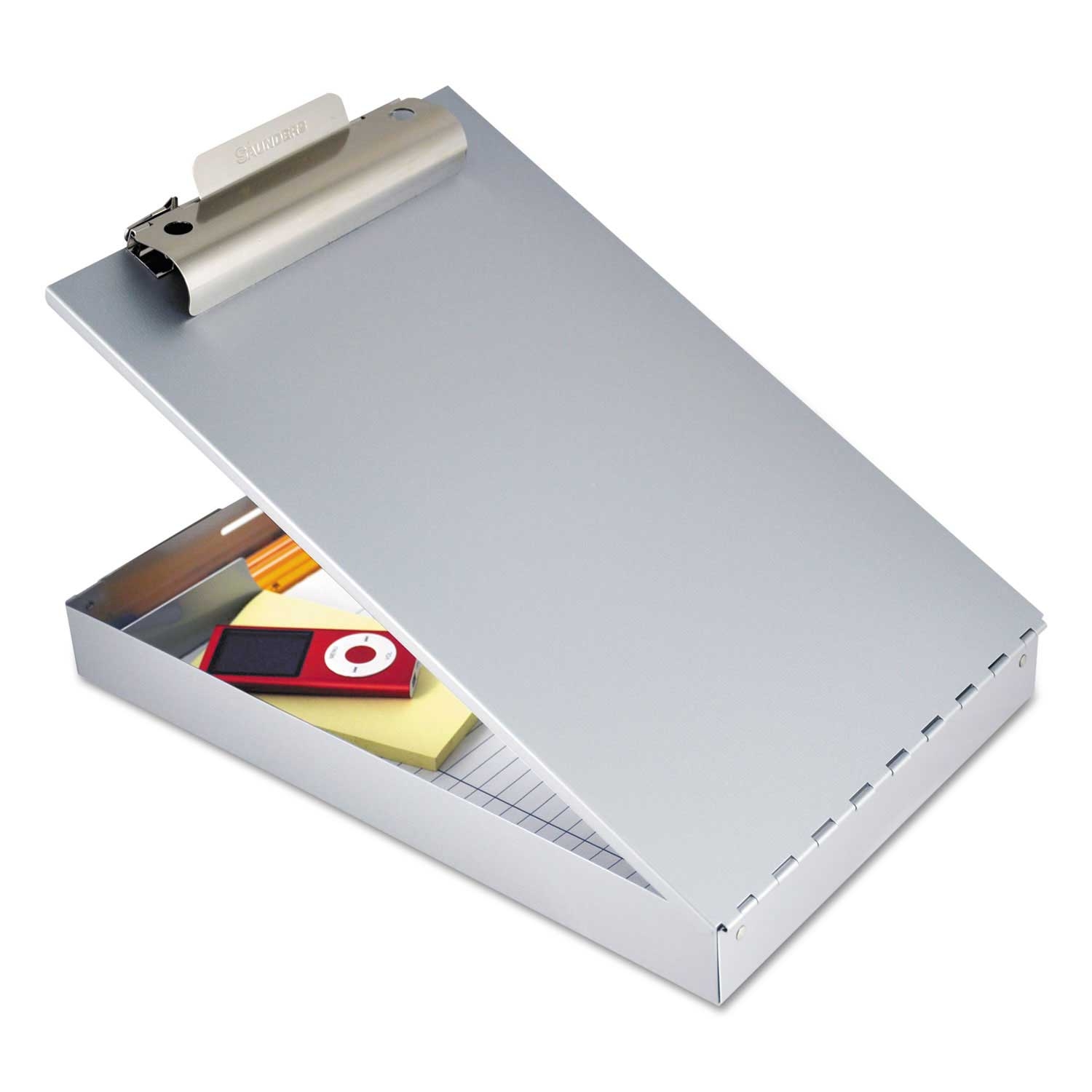 Saunders Recycled Aluminum Silver Redi-Rite Storage Clipboard, 9 x 3 x 14.5 inch
