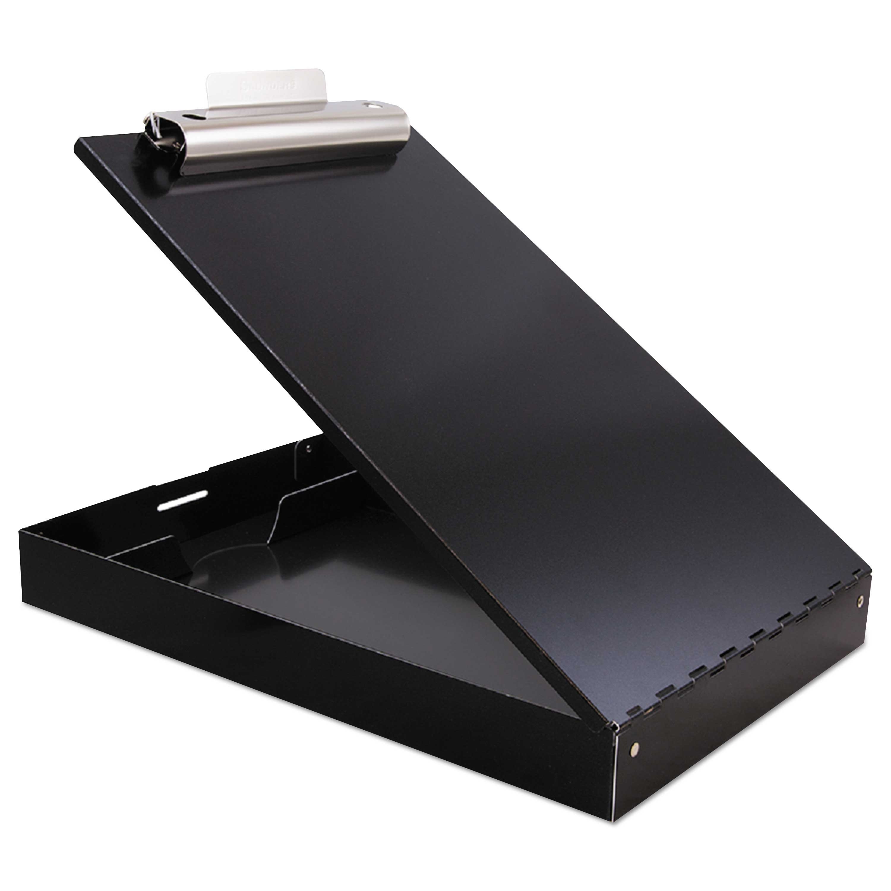 Saunders Recycled Aluminum Black Redi-Rite Storage Clipboard, 9 x 3 x 14.5 inch