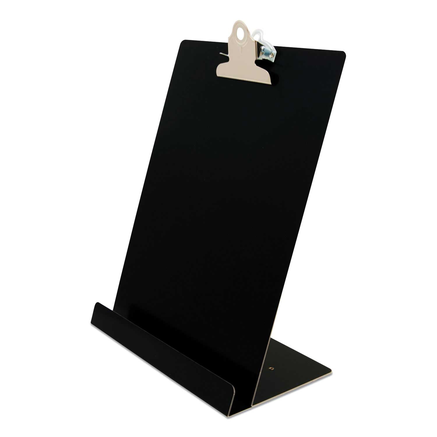 Saunders Recycled Aluminum Black Free Standing Clipboard and Tablet Stand, 9.5 x 5 x 12.25 inch