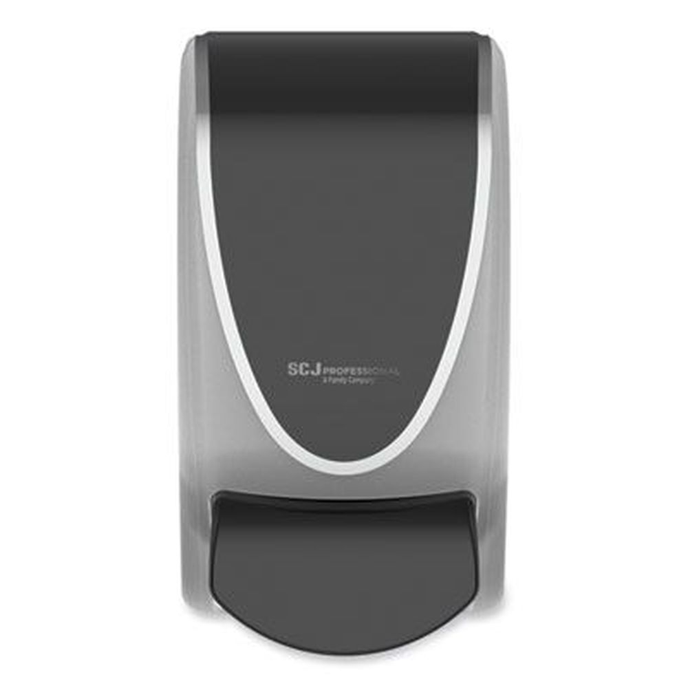 SC Johnson Professional Black/Chrome Transparent Manual Soap Dispenser, 4.92 x 4.5 x 9.25 inch -- 15 per case