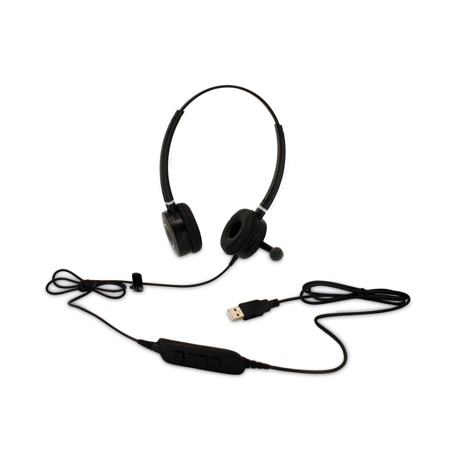 Spracht Black Binaural Over The Head USB Headset