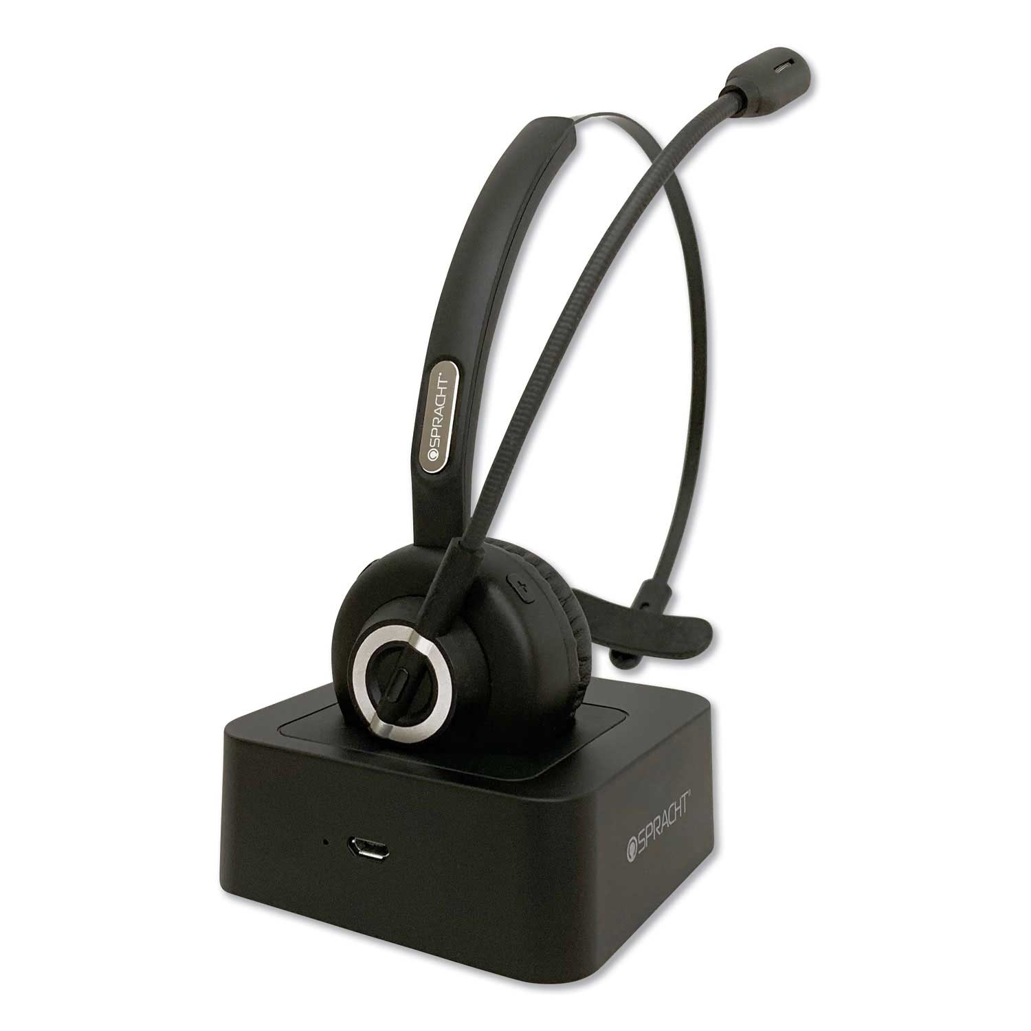Spracht Zum Bt Black Monaural Mobile Office Over The Head Headset