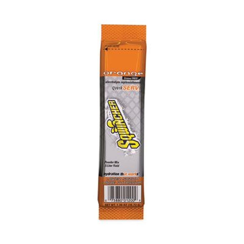 Sqwincher QwikServ Orange Electrolyte Drink Mix, 1.26 Ounce -- 8 per pack