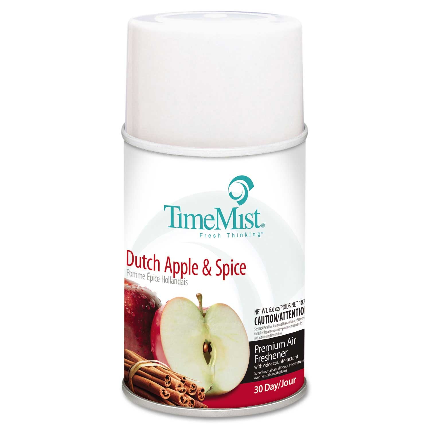 TimeMist Dutch Apple and Spice Scent Premium Metered Air Freshener Refill, 6.6 Ounce Aerosol