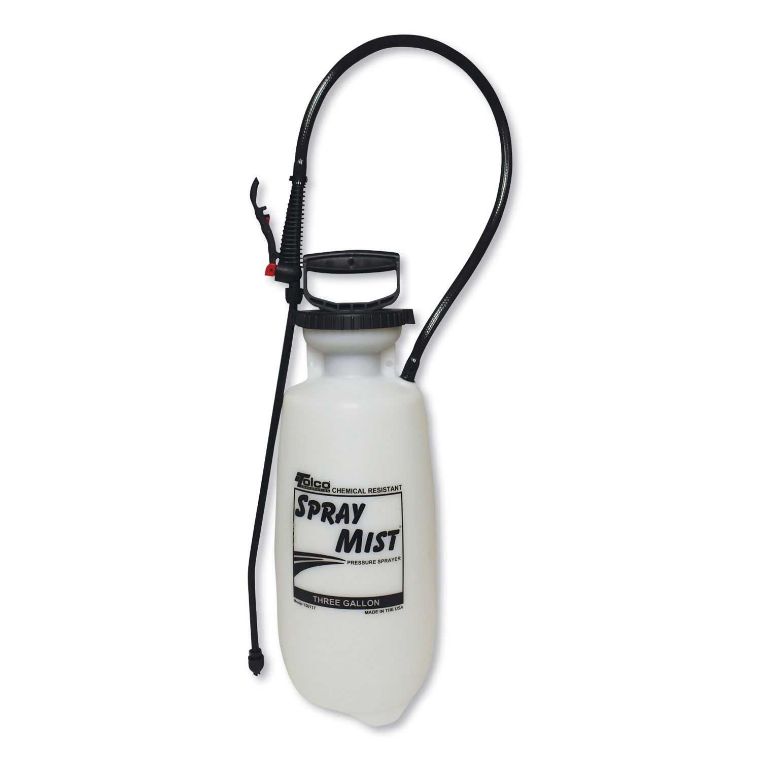 Tolco HDPE White Chemical Resistant Tank Sprayer, 3 Gallon