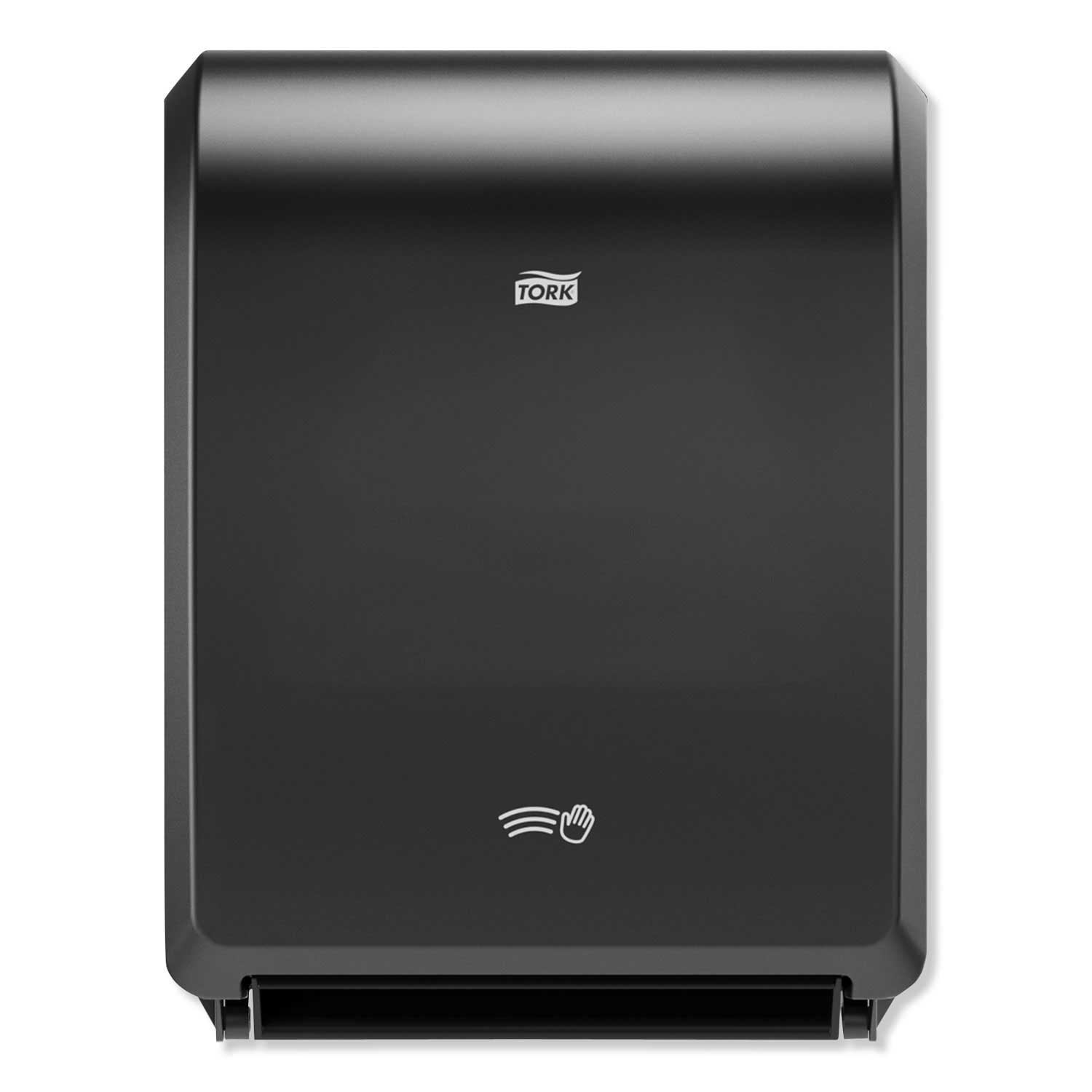 Tork Plastic Black Electronic Hand Towel Roll Dispenser, 12.32 x 9.32 x 15.95 inch