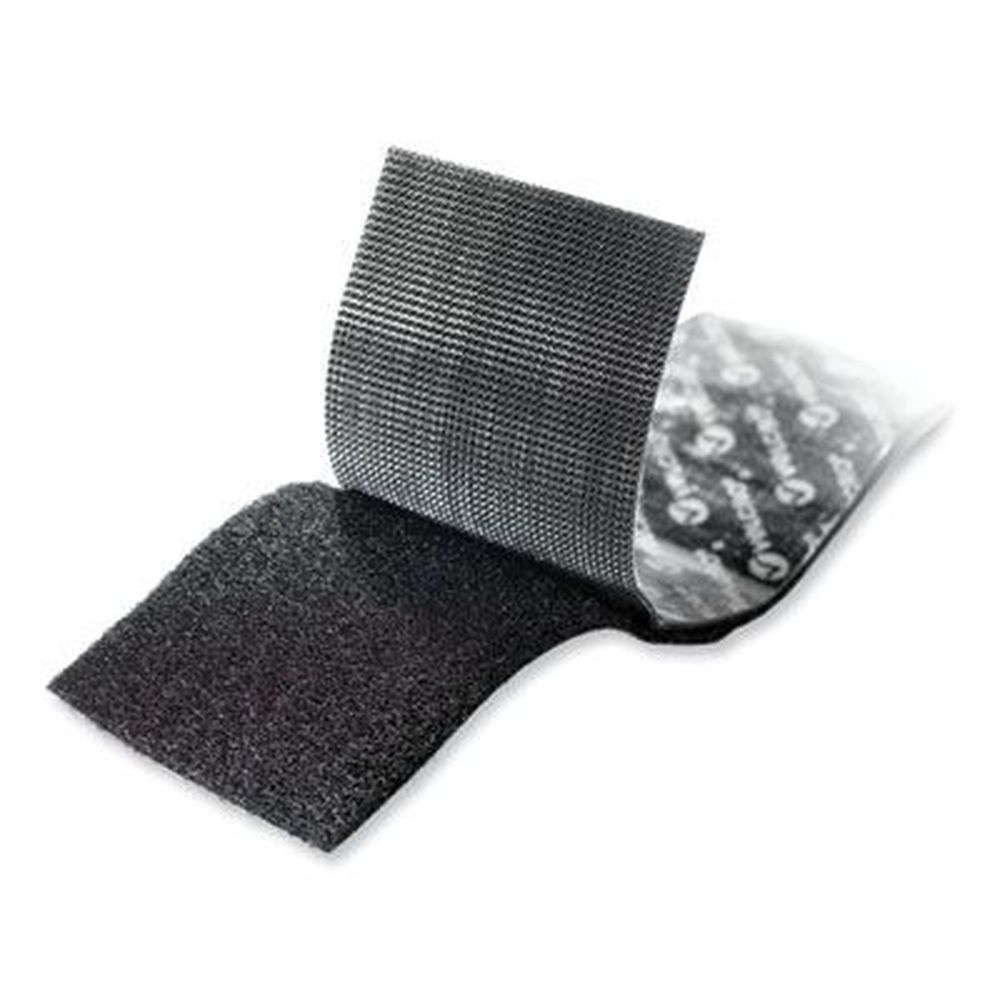 Velcro Black Industrial Strength 2 inch x 4 Feet Heavy Duty Fastener Tape -- 2 per pack