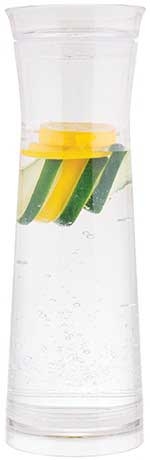 Tablecraft Plastic Gravity Pour Carafe with Strainer, 1.4 Liter