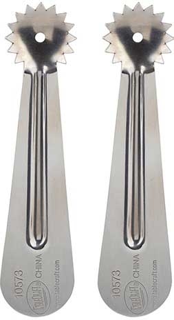 Tablecraft Stainless Steel Tomato Corer - 2 count per pack -- 1 pack per case.