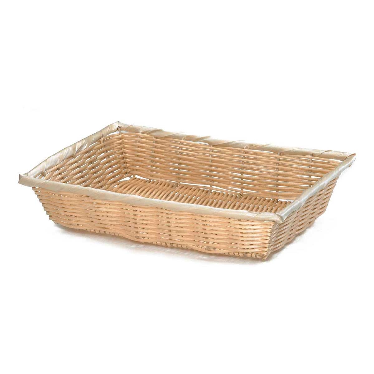 Tablecraft Rectangular Natural Display Basket, 14 x 10 x 3 inch -- 6 per case