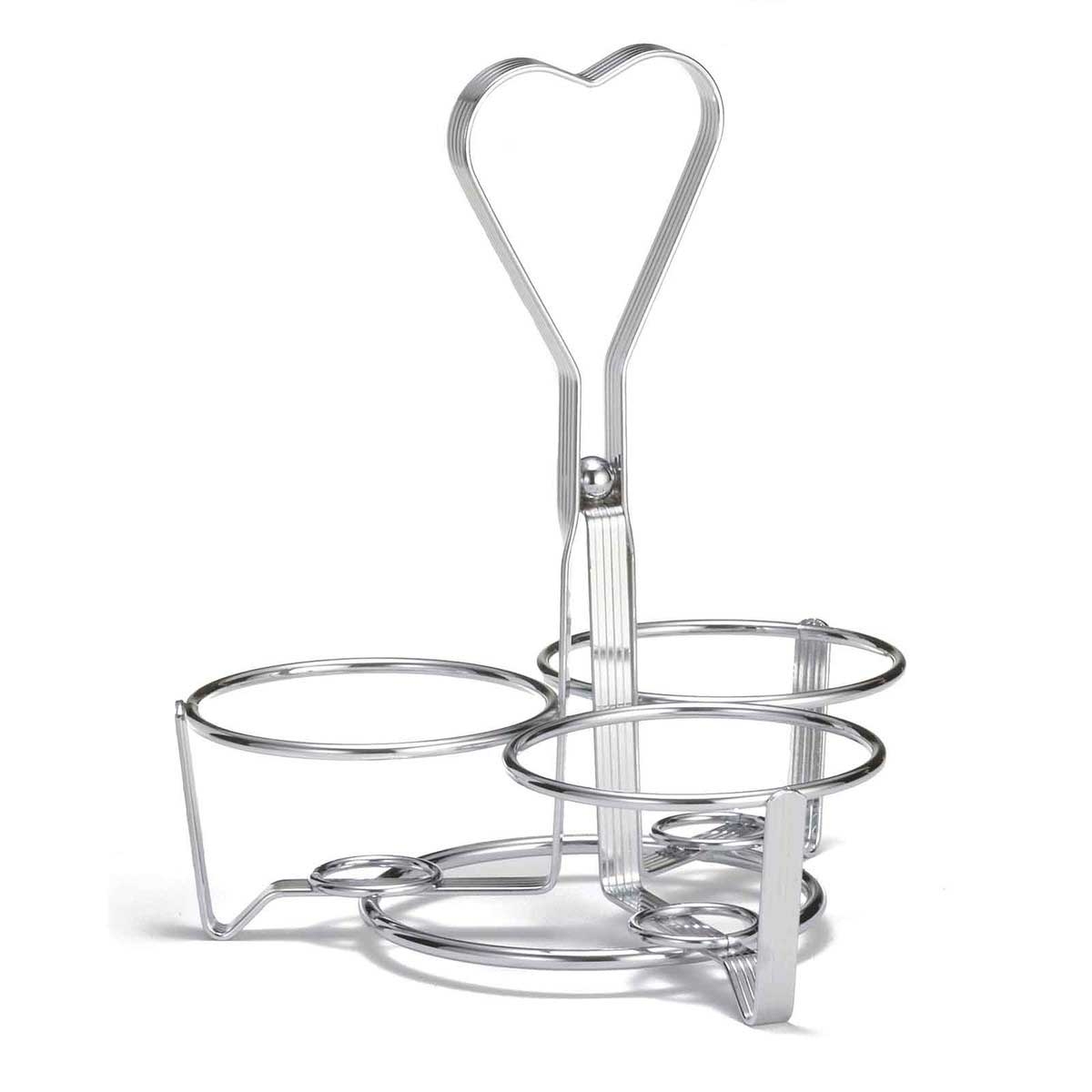 Tablecraft Chrome Plated Metal Top for Glass Syrup Dispenser -- 12 per case
