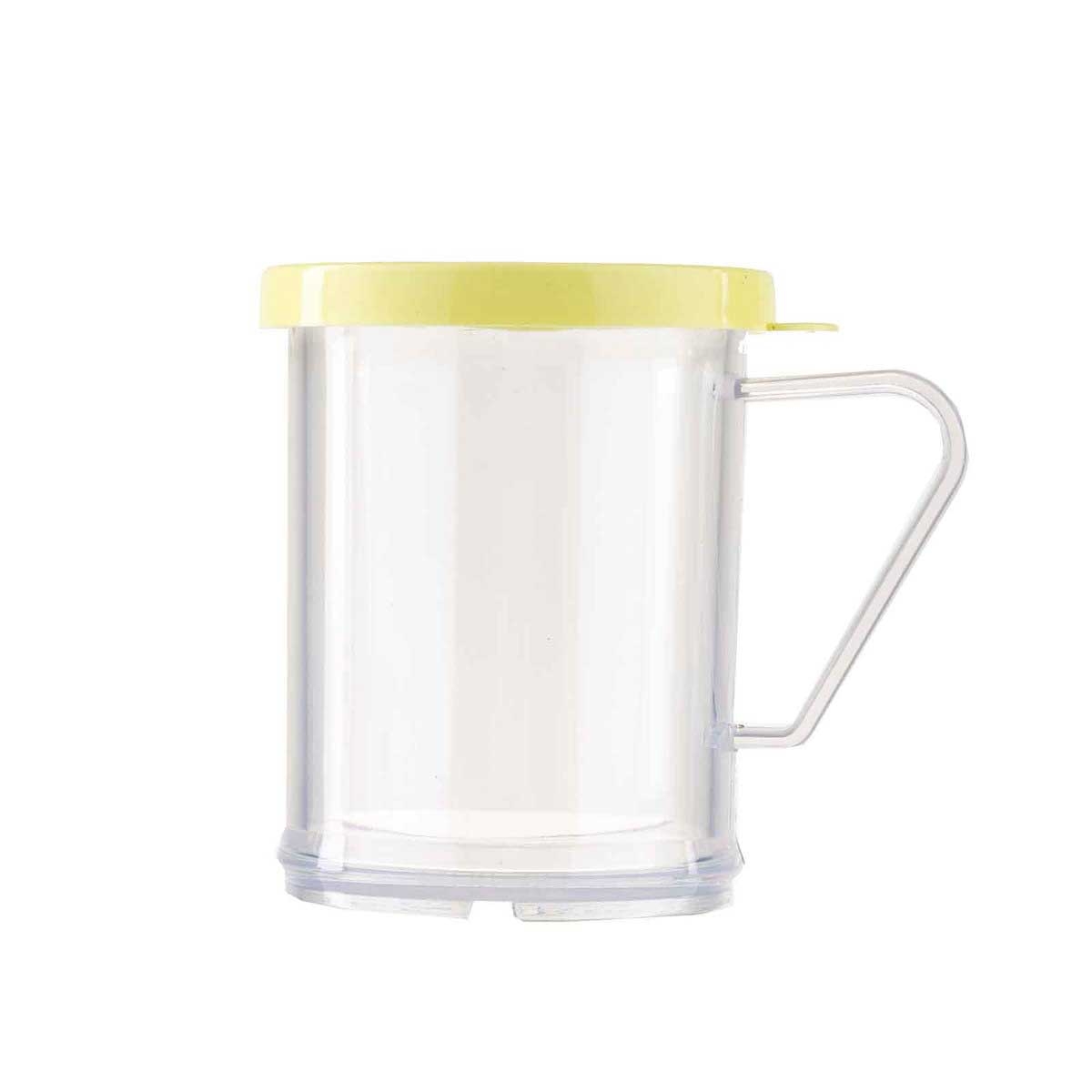 Tablecraft Plastic Yellow Cheese Lid for Dredge
