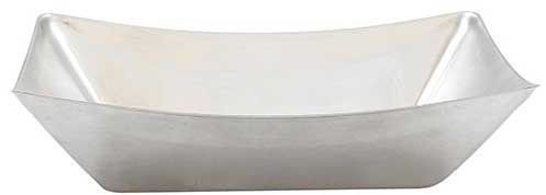 Tablecraft Better Burger Collection Brushed Stainless Steel Medium Fry Basket, 7.5 x 5 x 1.875 inch