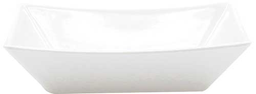 Tablecraft Better Burger Collection White Melamine Large Fry Basket, 7.375 x 4.875 x 2 inch