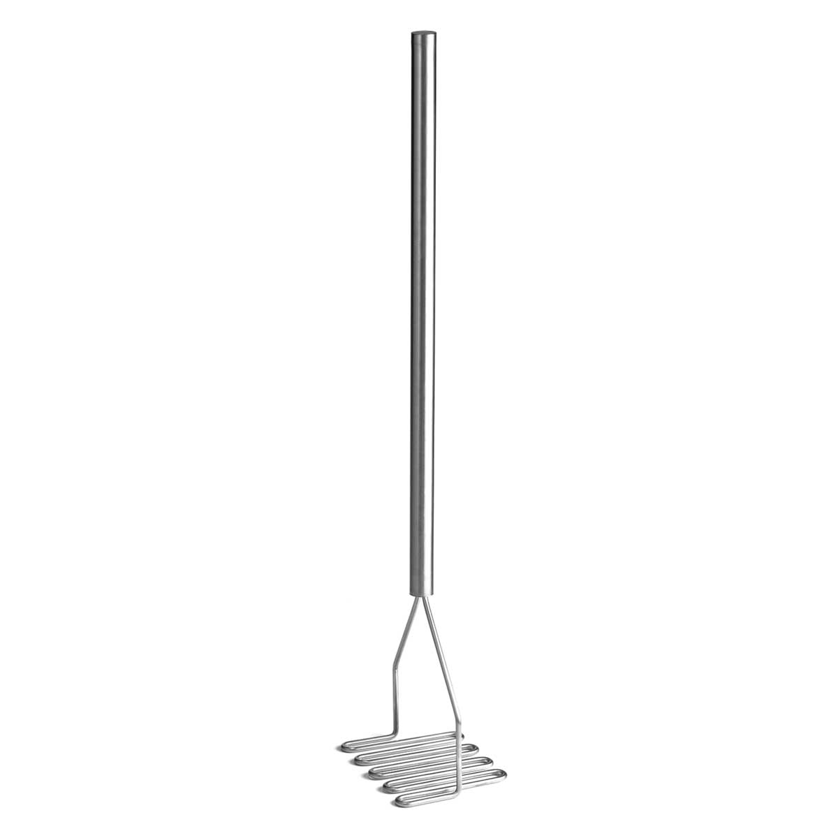 Tablecraft Stainless Steel Square Face Potato Masher, 32 inch