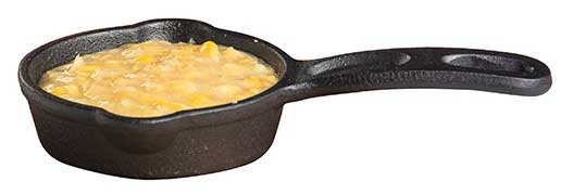 Tablecraft Roound Mini Cast Iron Skillet, 6.875 x 4.125 x 1.25 inch