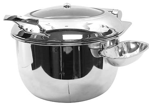 Tablecraft Quick View Stainless Steel Soup Induction Server, 16.25 X 19.25 X 13 Inch